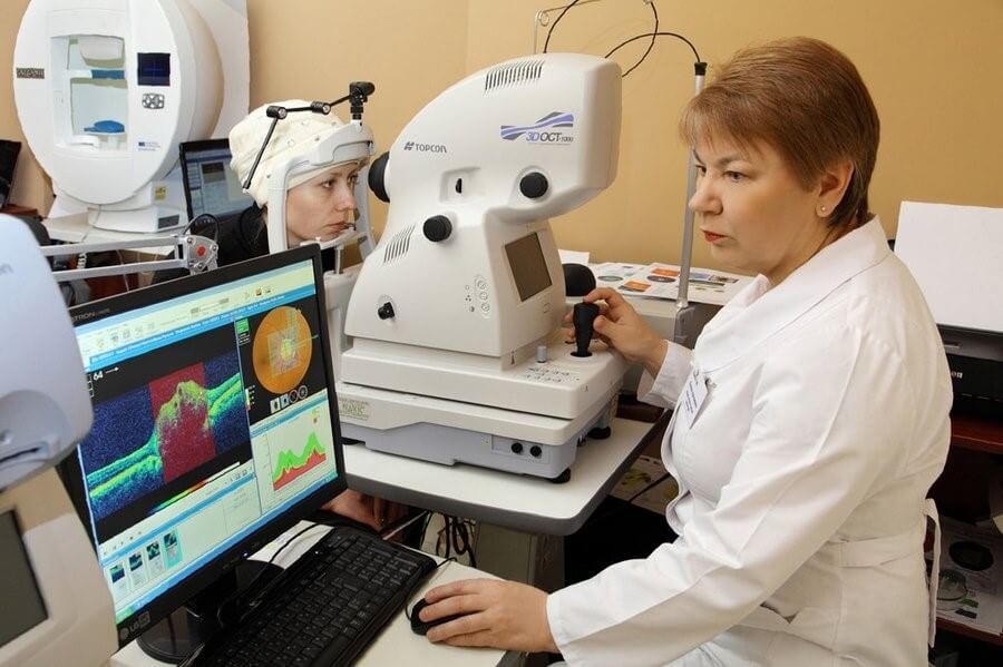 Оптическая когерентная томография глаза в клинике Медведева